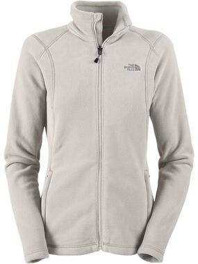 The North Face TKA 200 Full Zip in Metallic Silver Size XL
